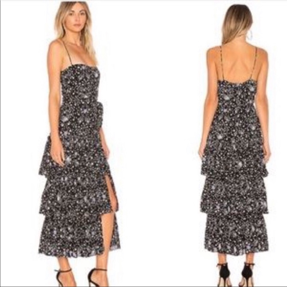 ✨NWT Black Floral Likely Dress✨ - Picture 2 of 8